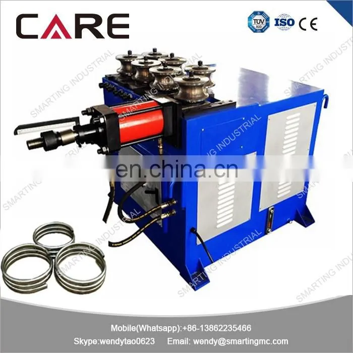 GW-50 Green house automatic hydraulic rolling pipe ring bending machine