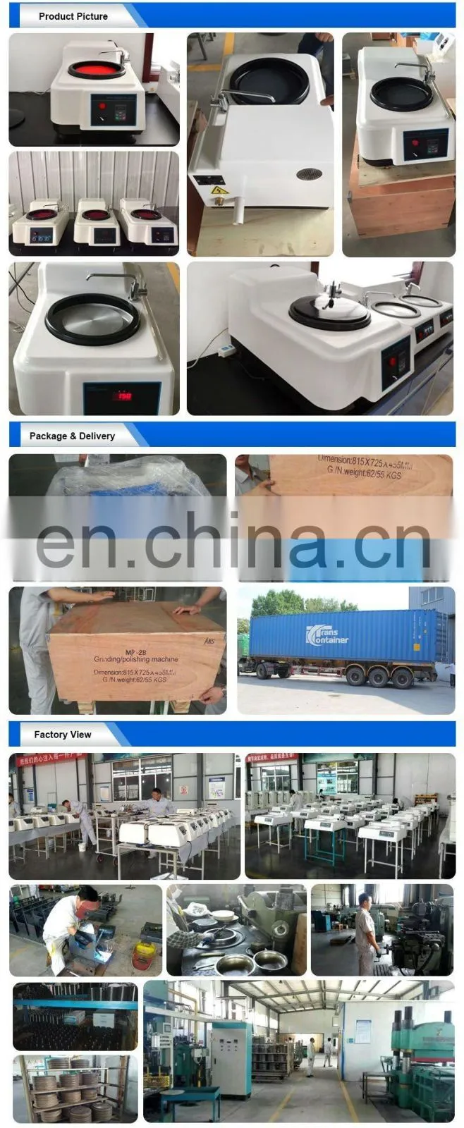 M-2 Cheap Specimen grinding and polishing machine