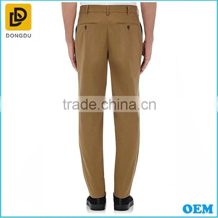 2016 custom mens Yellow plain long thai harem pants from alibba mens clothes factory