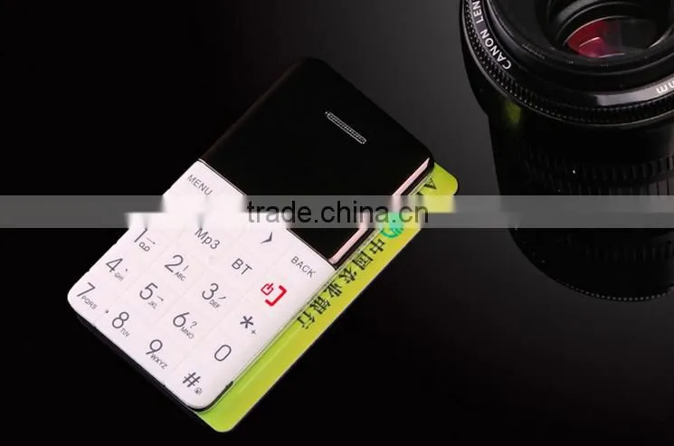 New QMART Q5 Card Phone 0.96 Inch OLED Screen Elder Senior People GSM Mobile Phone