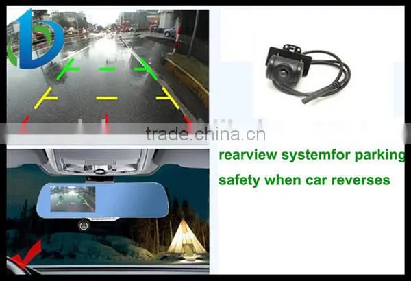 5 inch screen ultra-thin rearview mirror gps android