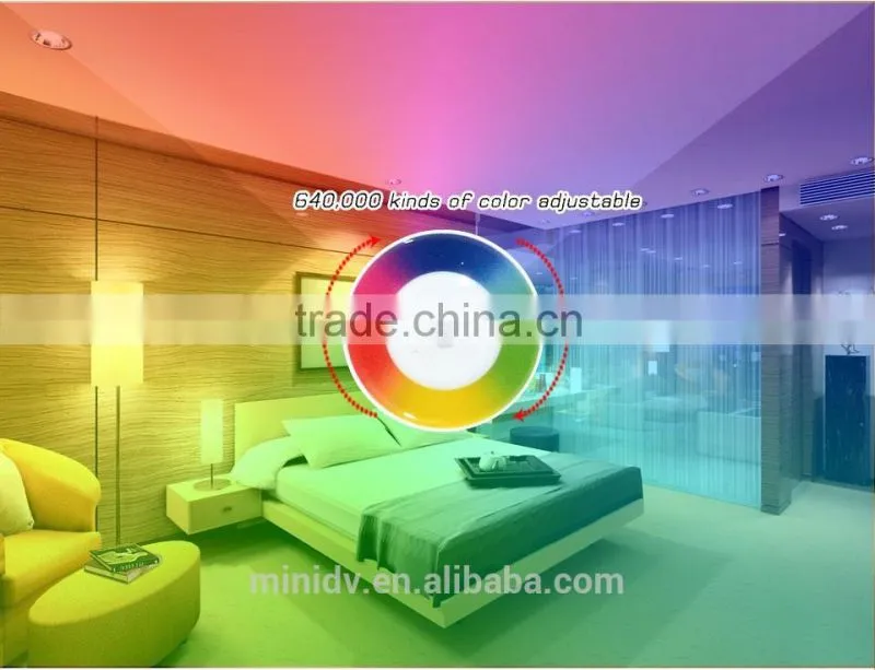 50000 Hours Lifespan 9W RGBW Mi.light E27 WiFi LED Bulb 6000-6500K Color Temperature Adjustable With Free Remote Android IOS APP