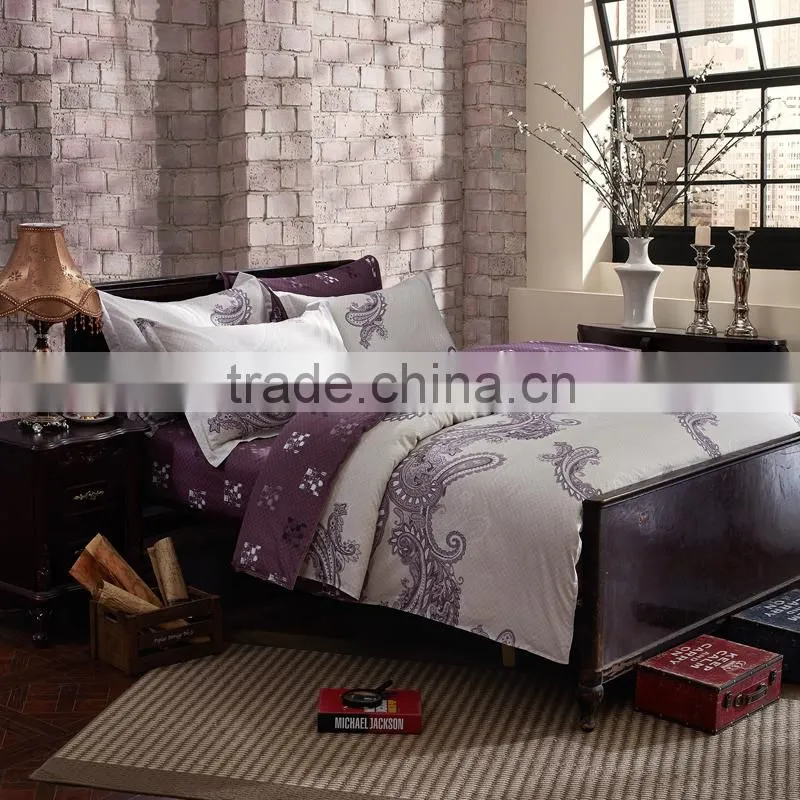 100%cotton European style multi-color comforter bedding sets floral design quilt cover