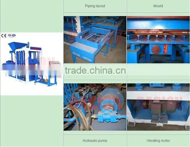 Advanced Quality concrete block making machine DS4-15 Brick Machine Israel