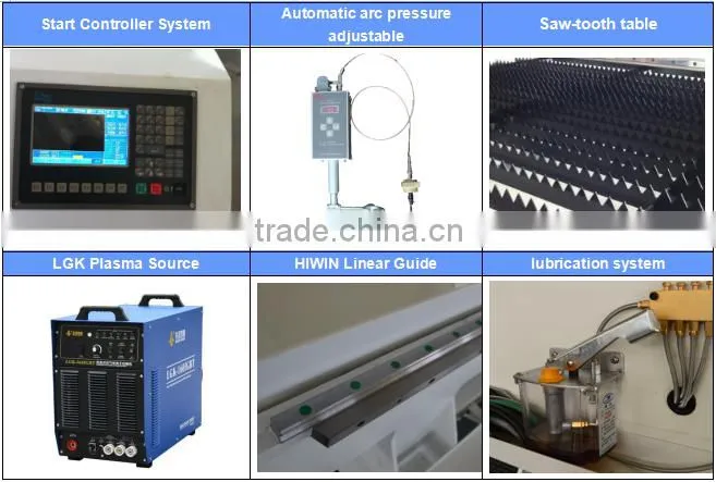 Made in China Metal cutting cnc plasma cutter machine price for Sheet Metal stainless steel plates