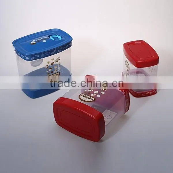 Plastic Rectangle Seal storage box