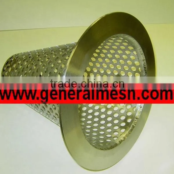 stainless steel Basket filter,Perforated metal basket strainer | generalmesh