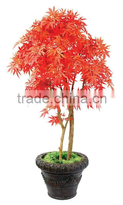 High quality new on sale indoor artificial bonsai maple tree