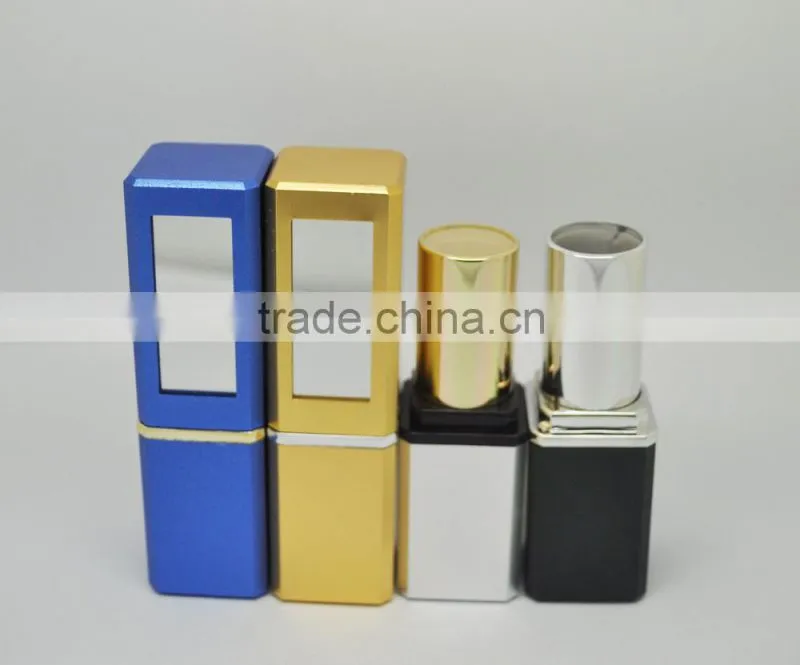 square lipstick tube with cup size 12.7mm