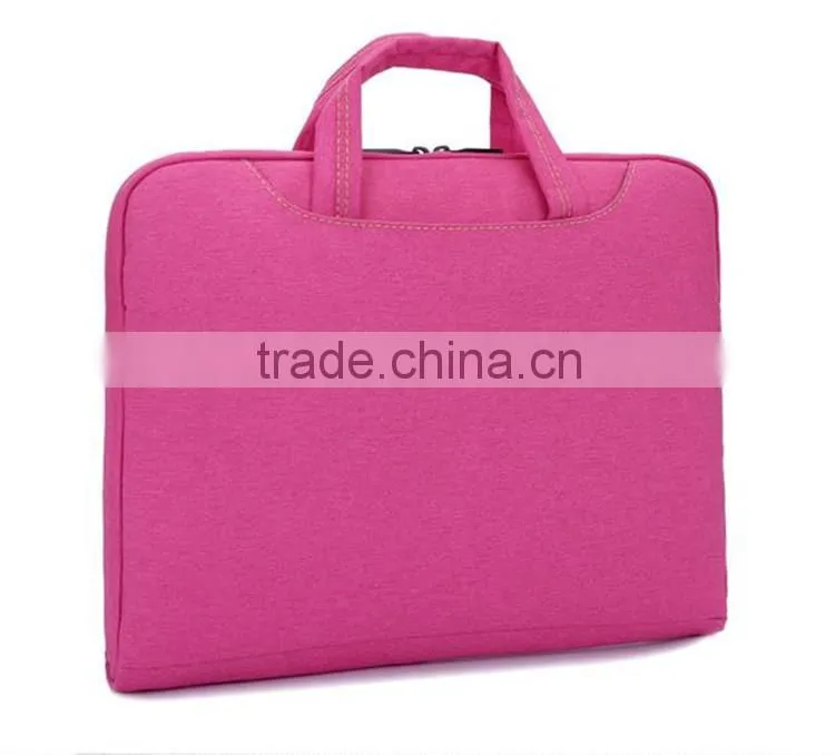 ultrathin fashion men and women laptop bag with accessories bag