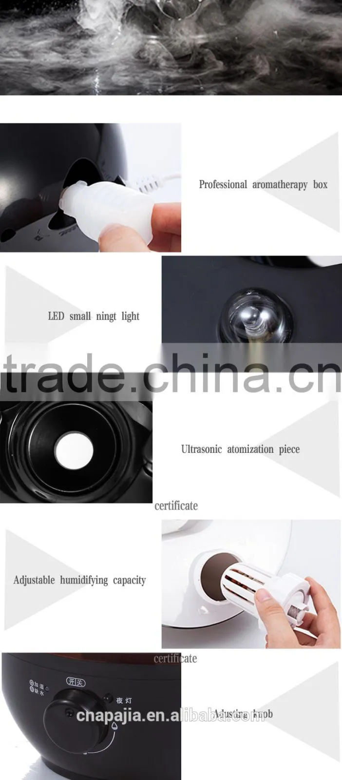 Ultrasonic aroma humidifier