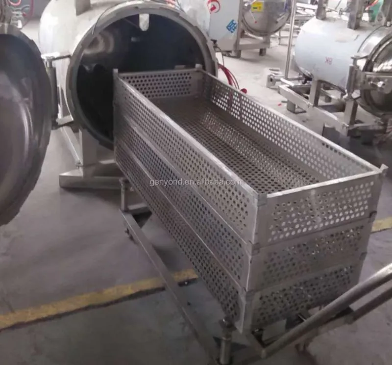 Semi Auto Type Pouch Food Small Retort Sterilization Machines