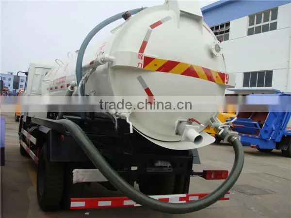 factory sale 8 ton sewage sucking and sewer jetting truck