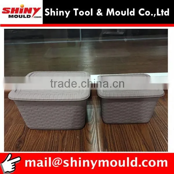 plastic rattan basket mould