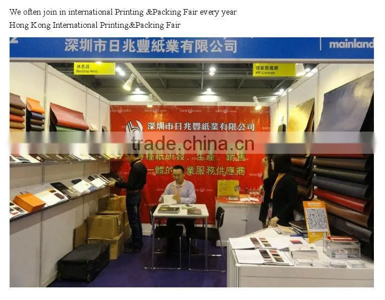 specialty PVC leatherette paper