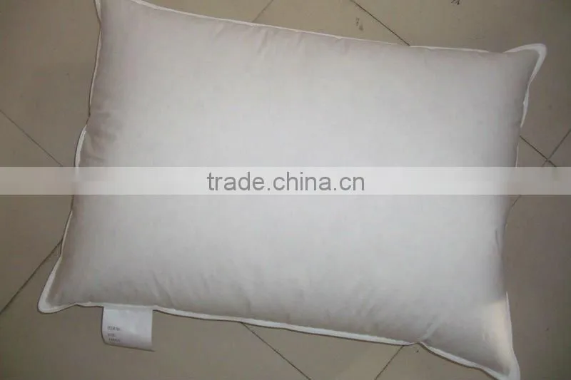 Cheap super soft feather down pillow, goose feather body pillow