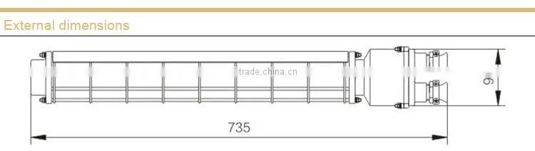 DGS20/127Y(A) Flameproof LED fluorescent lamp