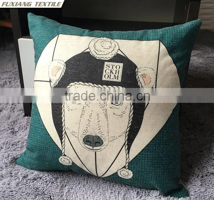 printed home decor cushion