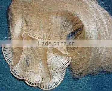 Handtied Hair silky straight Remy hair weft