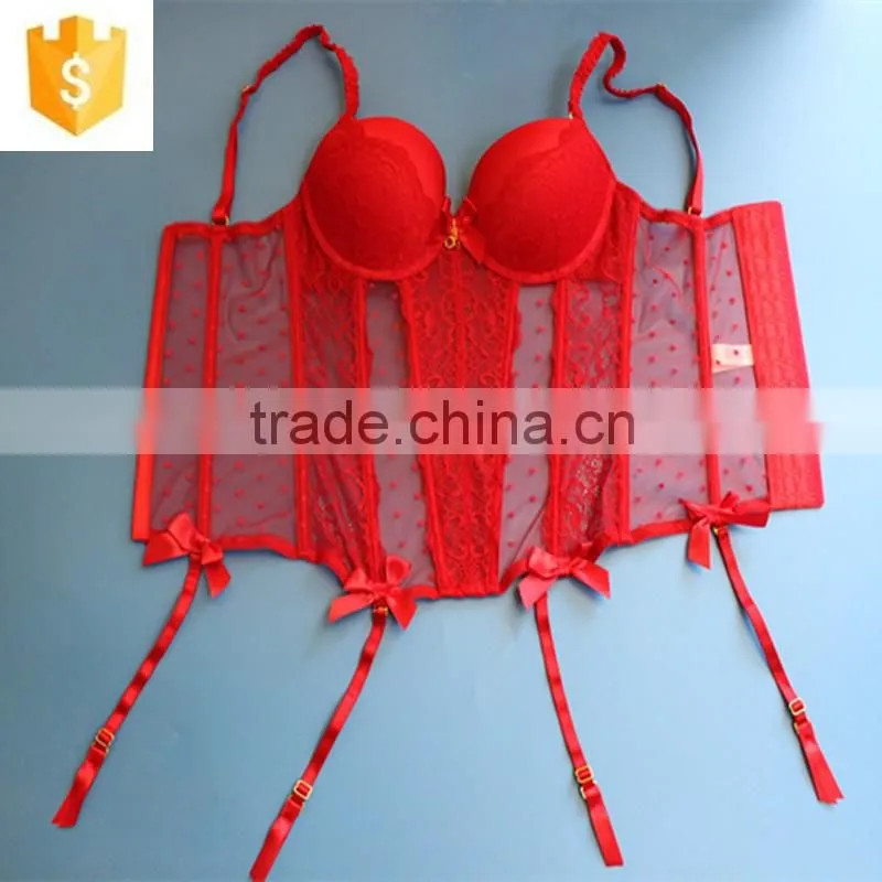 2016 lady jewelry corsets/transparent lingrie