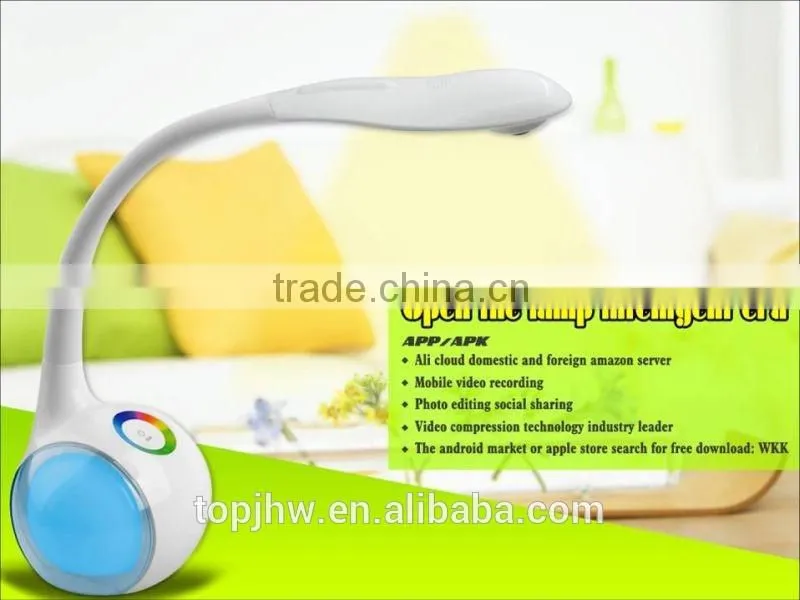 2016 smart touch LED desk lamp with camera app