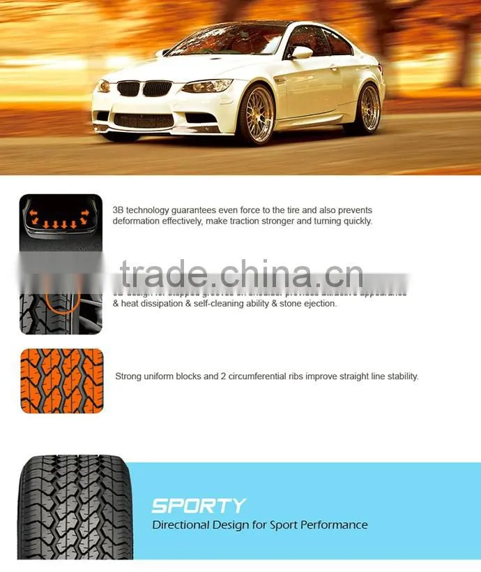 Most popular CROSS S3 high quality radial china suv tire for sale