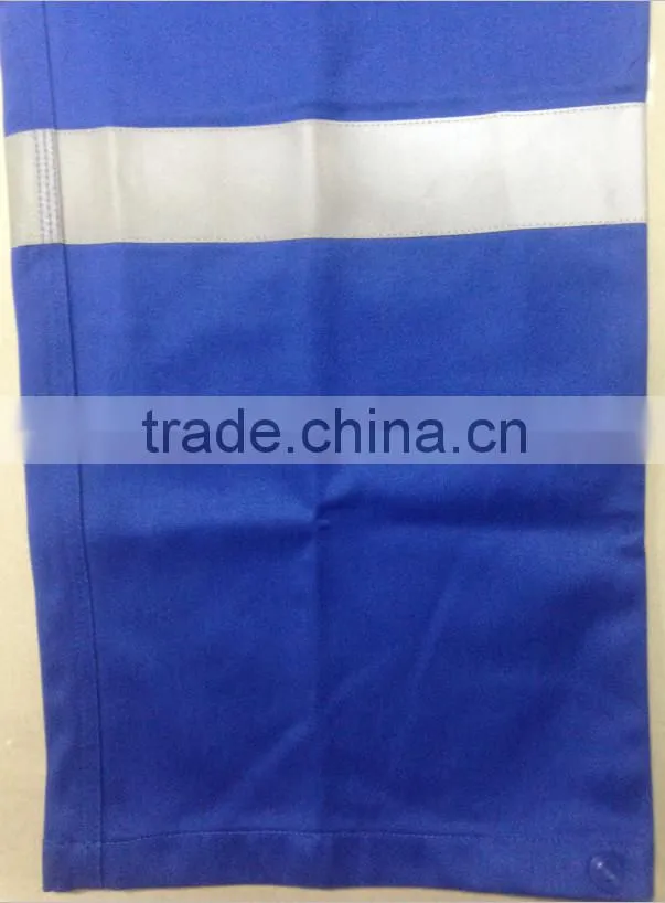 Workwear industrial 100% cotton & EN11612 Flame Retardant & Anti-static reflective safety coverall