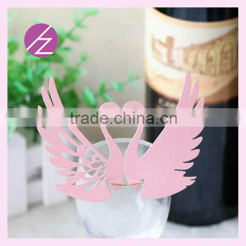 2016 new design paper mandarin duck table wedding decoration JK-50