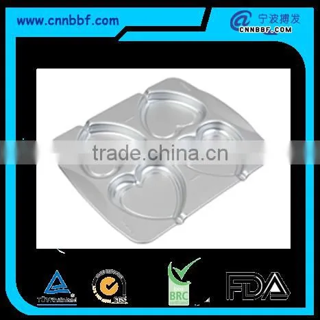 Aluminum heart pops cookie pan aluminum cake making bakeware