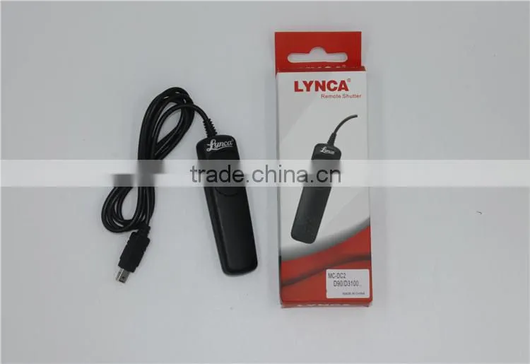 Eurpean style Rremote shutter release with wire for Nikon D90/D3100 etc