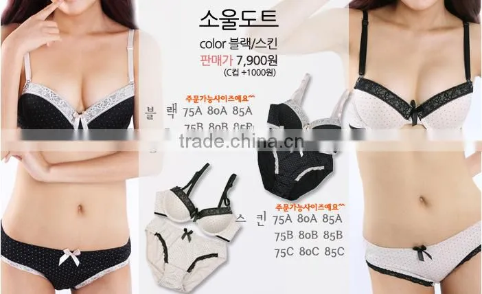 hot sell sexy girl lace push up bra&brief sets underwear/lingerie/intimate