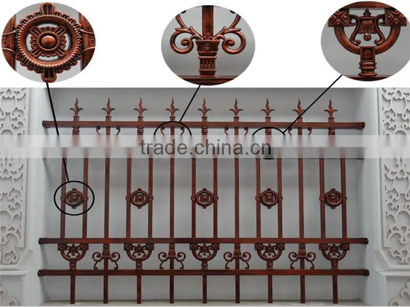 YT-004 China Wholesale Construction Balcony Steel Security Window Fence Design