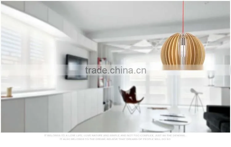 LED pendant light JK-8005B-08 Modern LED Pendant Light wooden Living Room Restaurant Bedroom Lighting