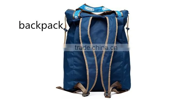 New Design 3 in 1 drawstring backpack bag, foldable backpack
