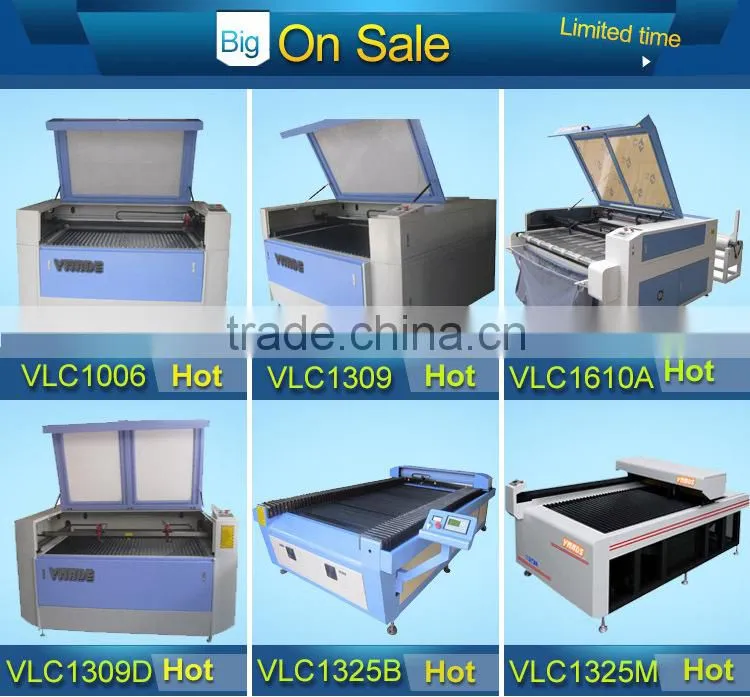 Vmade 1325 CO2 Laser Cutting Machine with stepping motor for sale 2015 jinan