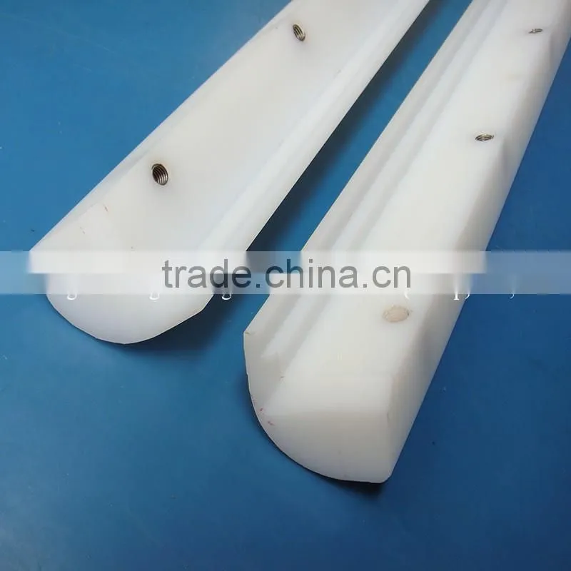 wholesale CNC machining plastic white high density uhmwpe part manufacturer
