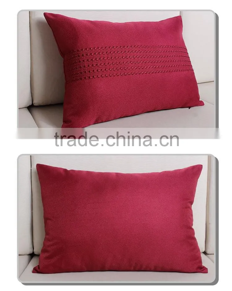 Home decro coustomeized wholesale plain white cushion covers