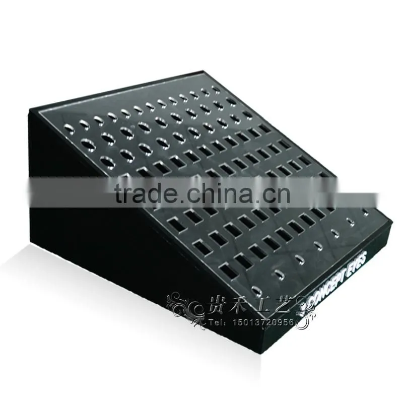 High-end makeup products display stand,customized acrylic cosmetic display shelf