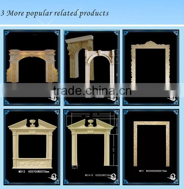 Cast stone window surroundings