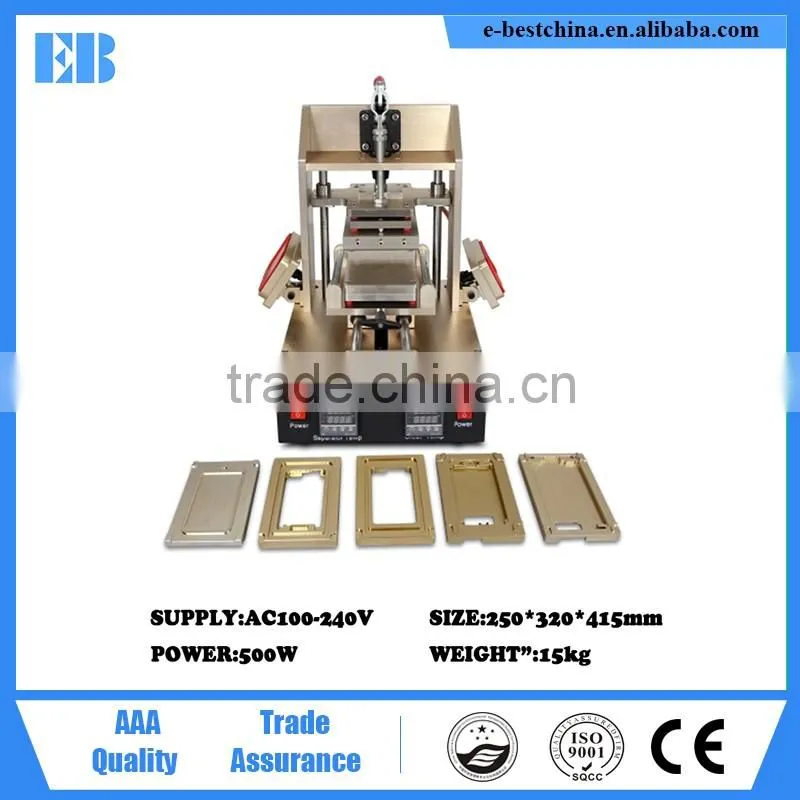 New Design 5 in 1 vacuum oca laminating machine bubble removing machine heating frame separator for mobile phone screen