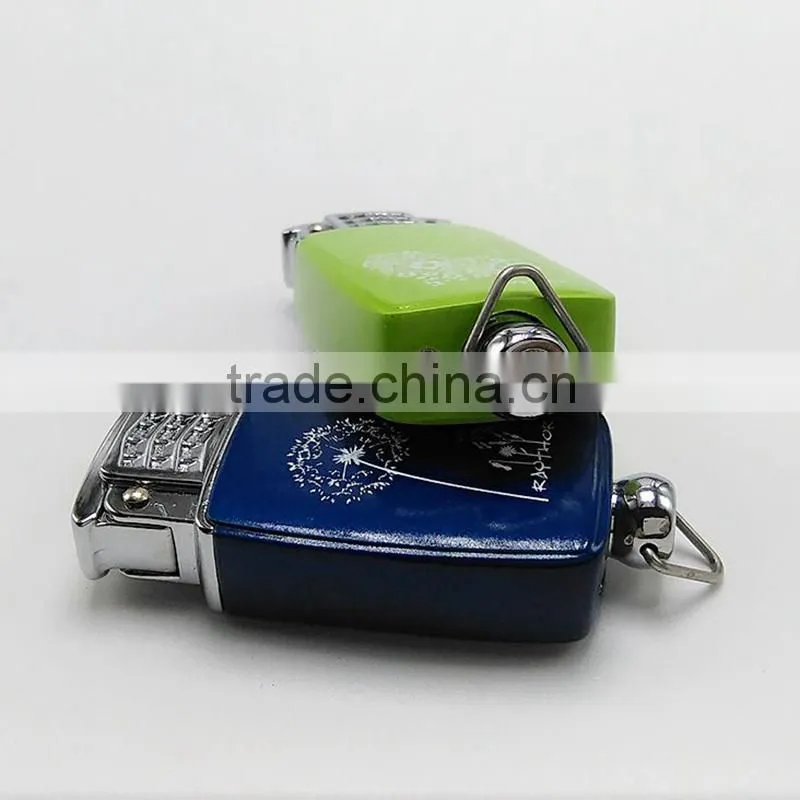 Refillable metal usb cigarette lighter with various photos