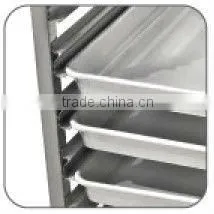 Stainless steel kitchen trolley