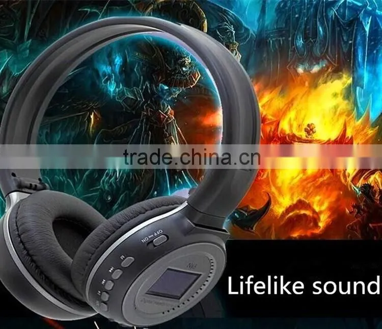 2016 N65S High quality Factory FM Bluetooth wireless Headphone Sport headphone
