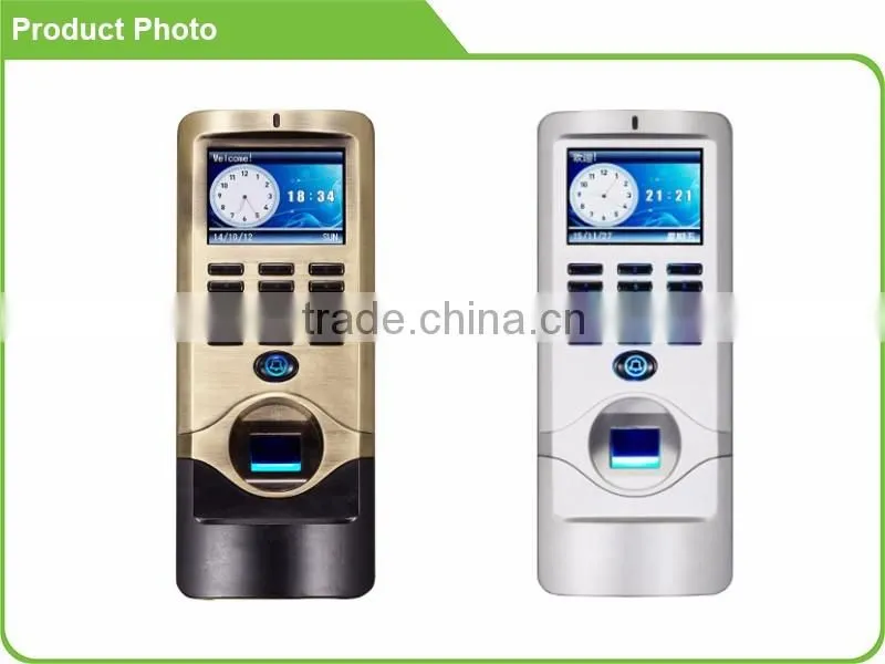 Metal biometric fingerprint door access control system with tcp/ip and IP65 waterproof fingerprint reader