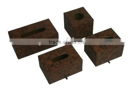 Custom tissue paper box