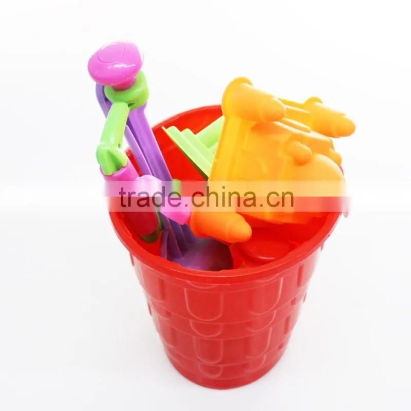 kids plastic 7 pcs sand beach toys set for sale