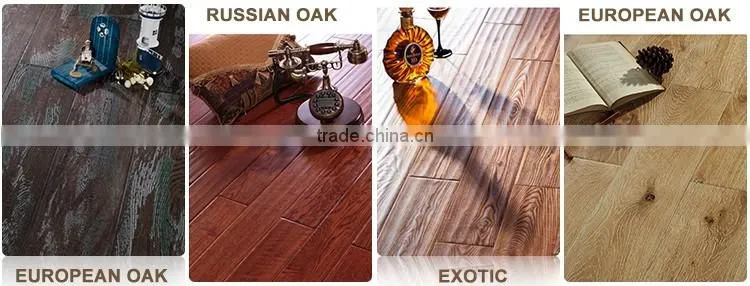 Solid Ukrain oak timber hardwood flooring (Smoked)