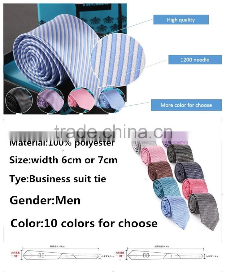 fashion design mens necktie blue stripe school uniform tie