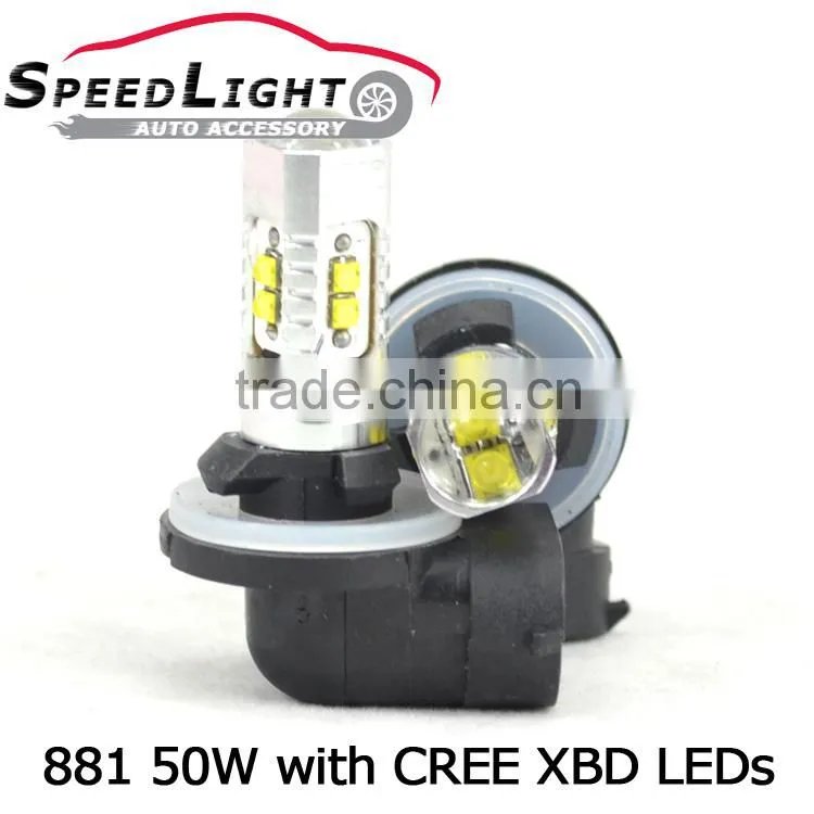SpeedLight Super Brightness 9-30V 50W 881 LED Fog Light