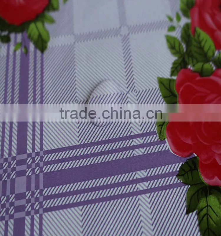 PVC tablecloth with package edges